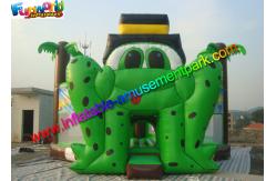 China Frog Commercial Bouncy Castles , Inflatable Bouncer Jumping On Stock With CE supplier