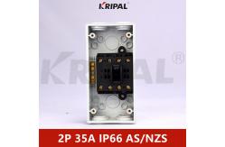 China 35A IP66 Industry Single Phase Isolator Switch Outdoor Waterproof supplier