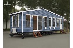 China Mobile Prefabricated Tiny Houses Customized With Galvanized Steel Frame supplier