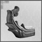 Chinese Style Roofing Materials Roof Ridge Curve Tiles For Garden Pavilion for sale