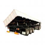 Triaxle Side Payload 50T Tipping Trailer Truck Transporting Building Materials for sale
