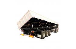 China Triaxle Side Payload 50T Tipping Trailer Truck Transporting Building Materials supplier