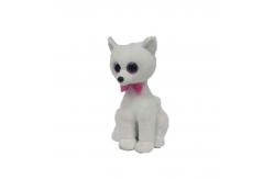 China 40CM Simulation White Cat Soft Toy Stuffed Animal Plush Toy Customized Gift supplier