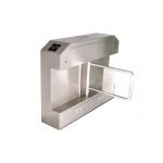 Biometric Access Control Security Swing Gate , 304 Stainless Steel Turnstile