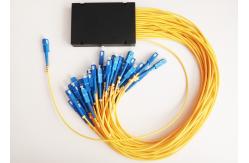 China 1×64 PLC Singlemode Fiber Optic Splitter for FTTP / FTTH / FTTN / FTTC supplier