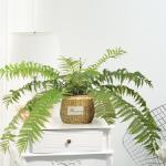 Fire Retardent Ivy Artificial Potted Floor Plants For Vertical Green Wall Diy Plant Rattan for sale