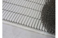China High Temperature Resistant 30m Stainless Steel Mesh Conveyor Belt supplier