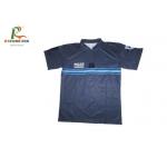 Custom Polo Shirts With Logo Embroidered , Outdoor Sports Cycling Team Polo Shirts for sale