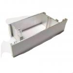Construction Aluminum Frame Extrusions Set 6063 T5 White Powder Coated Surface