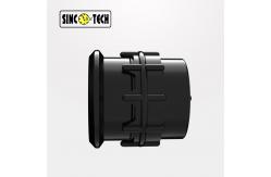 China ABS LCD Display 12v Electronic Oil Temperature Gauge 52MM supplier