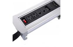 China American Standard Conference Table Manual Socket / Pop Up Electrical Outlet supplier