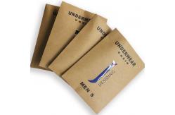 China Custom Printed Kraft Flat Paper Pouch Envelopes Bags Clothing Window Package supplier