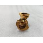 Brass Twin Screw Extruder Parts Kneading Blocks For Special Usage for sale