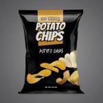 Heat Seal Mylar Side Seal Bags With Tear Notch For Chip Packaging