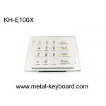 4x4 16 Keys Metal Keypad , Rugged stainless steel panel mount kiosk keypad for sale