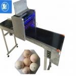 Large Characters Egg Batch Coding Machine With USB External Database Printing for sale