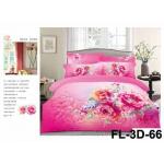 3D Reactive Printed Sheet Set Cotton Bedsheet for sale