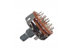 China SR25C Inverter Rotary Switch 12 Positions DIP Rotary Band Switch Oven Rotary Switch supplier