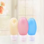 Odorless 100ml Silicone Travel Bottles With Suction Cup