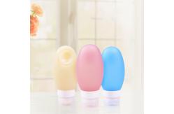 China Odorless 100ml Silicone Travel Bottles With Suction Cup supplier