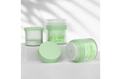 China Customized Empty PET Material Refillable Airless Cosmetic Jar With Inner Recyclable PP Bottle supplier