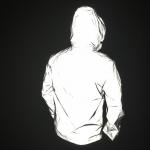 Custom White Mens Reflective Jacket 3m Reflective Windbreaker Printed Winter for sale