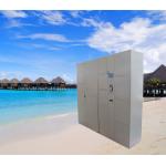 Barcode Password Computer Safe Luggage Lockers Beach Lockers Public Locker With Multi Language UI for sale