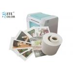 White Dry Lab Glossy Photo Paper Roll Inkjet For Noritsu D701 D502 Printer for sale