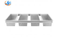 China RK Bakeware China- 4 Straps Nonstick Aluminum Loaf Pans/ Aluminumized Bread Pan supplier