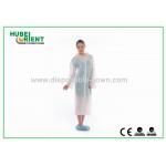 White Disposable Use Waterproof PE Visitor Coat 125x150cm for factoy/workshop/garden for sale
