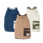 Polar Fleece Pet Casual Vest With Back Pocket Winter Wearing Clothes for sale