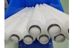 China 80C Max Operating Temperature Pleated Filtration Cartridge For Industrial Filtration supplier