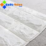 White 70x77cm Xpe Foam Wall Stickers 3d Wallpaper 4mm Thickness for sale