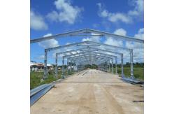 China Eco Friendly Steel Workshop Structure With Angle Steel Knee Brace supplier
