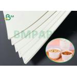 Eco - friendly 260GSM 270GSM White Bowl Paper With Single Side PE Coating for sale