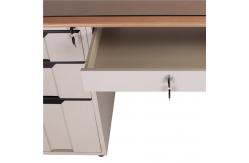 China 0.5-1.5mm Thickness Study Latest Steel Executive Desk Modern Office Table supplier