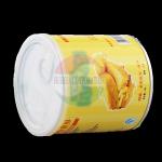 Hot Stamping Milk Paper Cans Packaging With Aluminum Bottom for sale