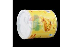 China Hot Stamping Milk Paper Cans Packaging With Aluminum Bottom supplier