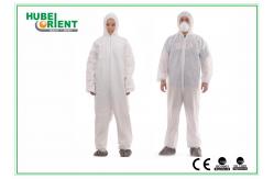 China Polypropylene SMS Microporous Disposable Protective Coveralls supplier