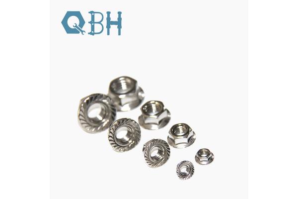 Cold Forging 304 316 DIN6923 M5 To M20 Stainless Steel Nut