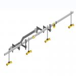 Asphalt Pavers Ultrasonic Balance Beam Instrument For Leveling And Alignment