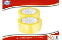 China Bopp Packing Clear Adhesive Tape Roll / Bopp Packing Tape Logo Printed supplier