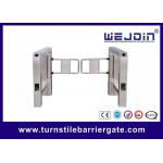 Full Automatic Waist Height Swing Barrier Gate 900mm DC24V for sale