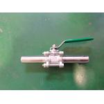 Long Neck Welded Clamp 150lb - 2500lb 3pcs Ss Ball Valve for sale