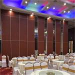 Banquet Hall Acoustic Movable Partition Soundproof Wood Folding Partition Walls Cost for sale