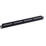 Metal Frame 24 Port Rack Mount Patch Panel CAT5e 110 IDC UTP Unshielded for sale