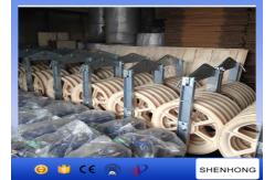 China Nylon Large Diameter Rope Pulley Overhead Transmission Line Rope Sheaves Pulleys supplier