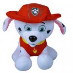 Red Hat Christmas Stuffed Dog , Customized Christmas Dog Stuffed Animal for sale