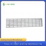 Galvanised Steel Serrated Bar Grating Grid For Sewage Plant for sale