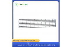 China Silver White Antiskid Serrated Grating Ladder Metal Walkway Mesh supplier